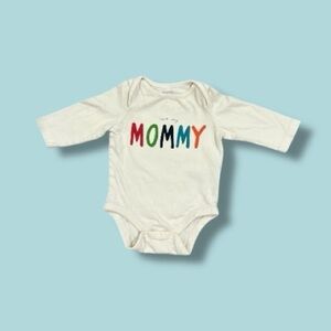 GAP Bodysuit with Colorful 'Mommy' Design